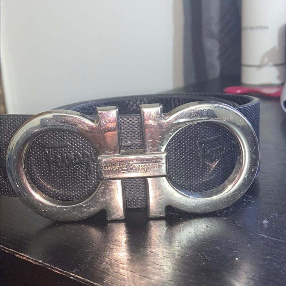 Salvatore Ferragamo Adjustable Gancini Belt